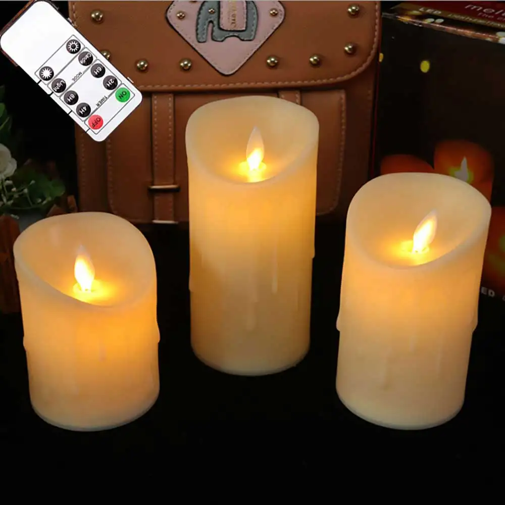 Moving Wick Flameless Candles