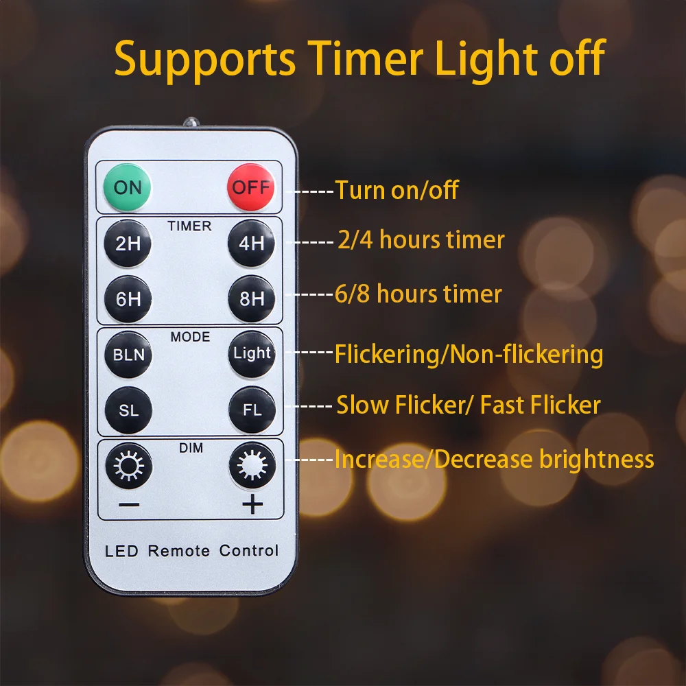 6/12Pcs LED Rechargeable Tealight Flameless Candle Lamp - Image 6