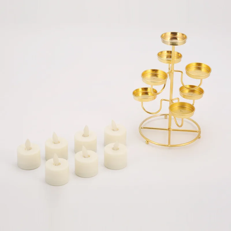 4-12 Moving Wick Flameless Tealight Candles With Remote Control for All Events - Image 15